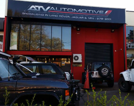Inside ATV Automotive Workshop